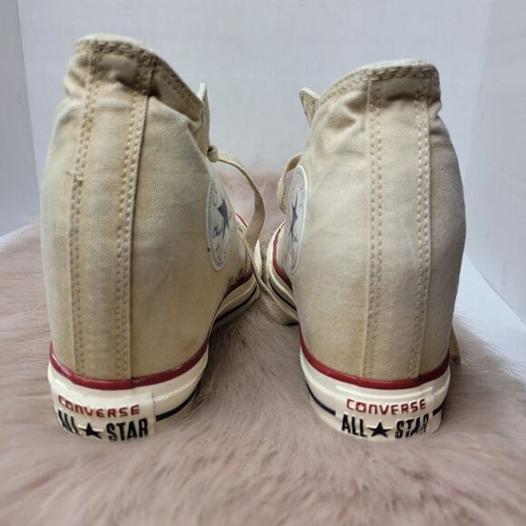 Converse Chuck Taylor All Star Lux Mid Hidden Wedge Sneaker Shoes Size8 - Picture 5 of 12
